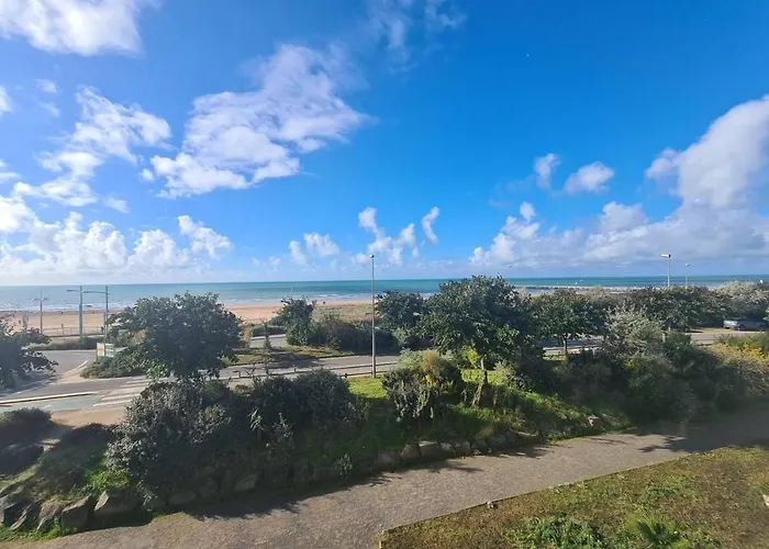 아파트 Studio En Bord De Mer Avec Parking Et Animaux Admis - Fr-1-224C-197 생장드몽